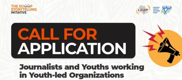 Call for Application: The Scoop Storytelling Initiative (2025)