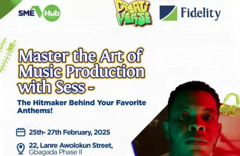 Fidelity Bank Free Music Production Masterclass with Sess The PRBLM