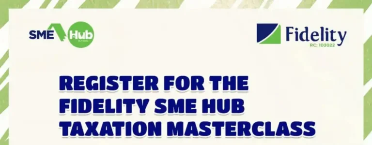 Register for the Fidelity SME Hub Taxation Masterclass