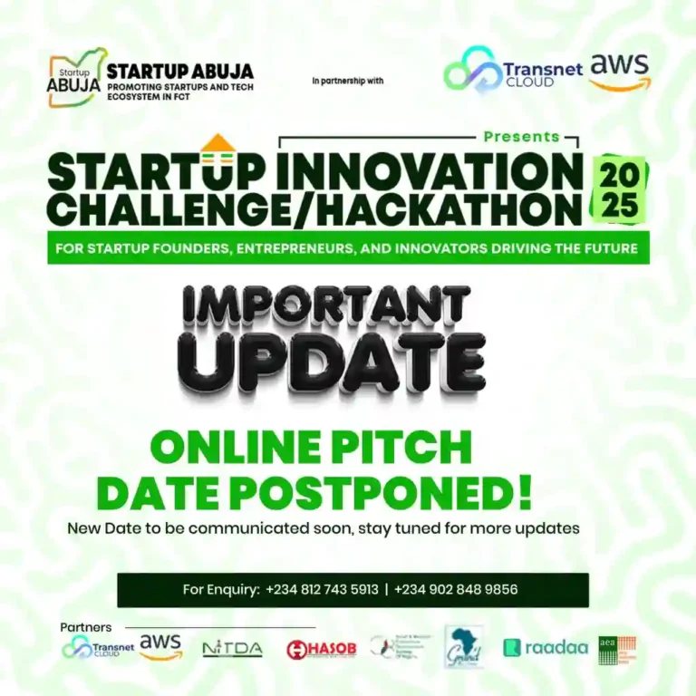 Startup Innovation Challenge/Hackathon 2025 Closed, New Deadline Set