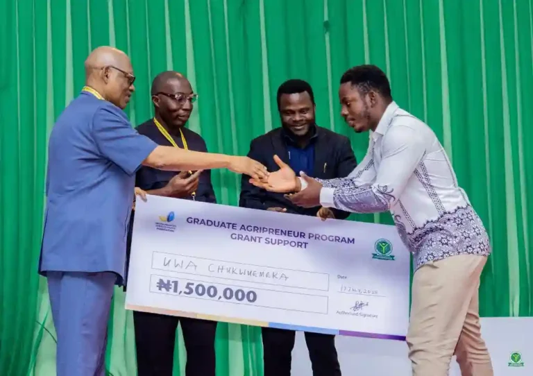 BAT Nigeria Foundation Awards N6M to MOUAU Graduates Under Agripreneur Programme