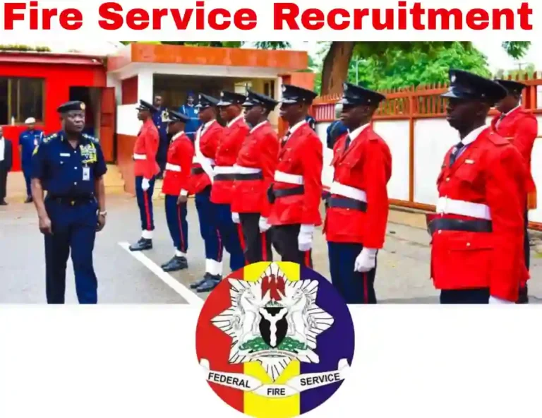 Federal Fire Service FFS Announces 2025 Recruitment Vacancies
