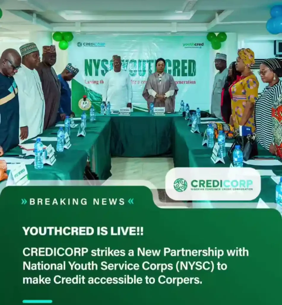 Apply: CREDICORP YouthCred NYSC Loan Scheme