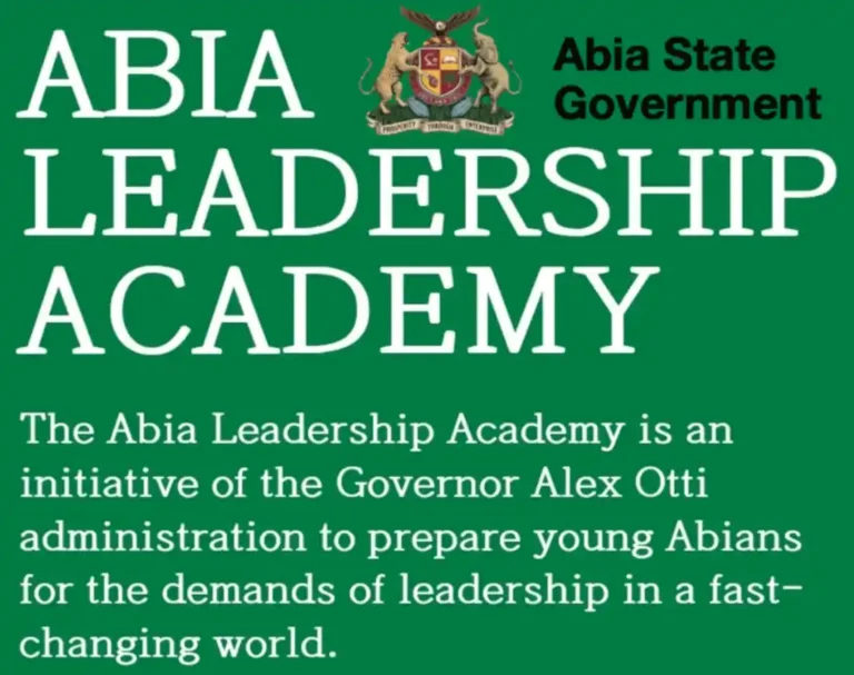 Apply: 2025 Abia Leadership Academy Initiative (Free)