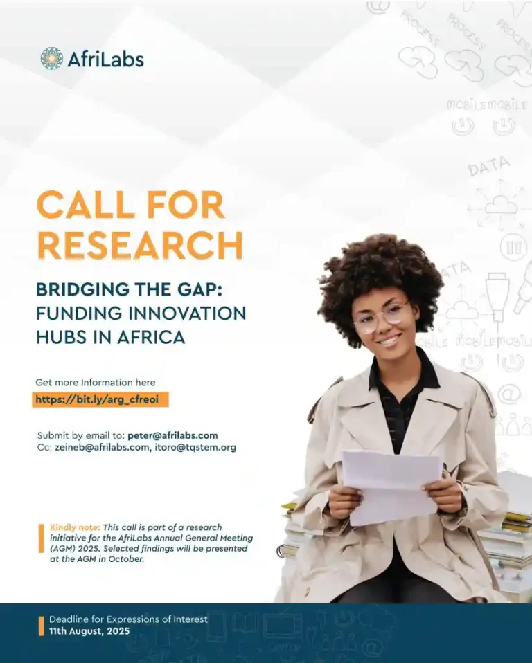 Apply: AfriLabs Call For Research (Voluntary)