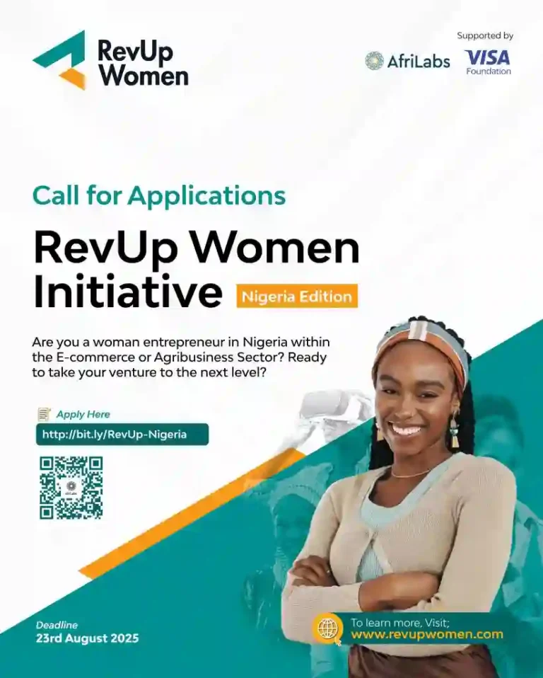 RevUp Women Nigeria Initiative Extends Application Deadline Date