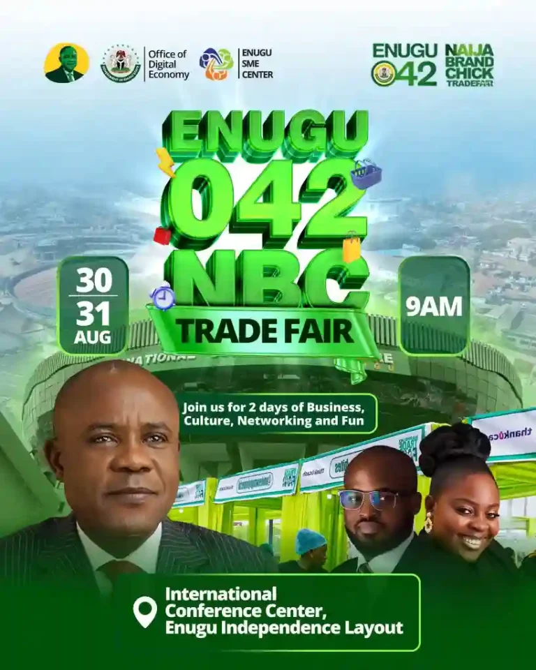 Enugu Trade Fair 2025 to Feature Giveaways and Free Booths for SMEs
