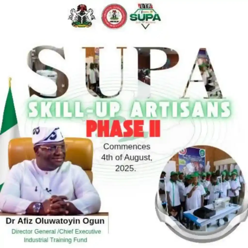 ITF SUPA Skill-Up Artisans Phase II Training 2025 Date