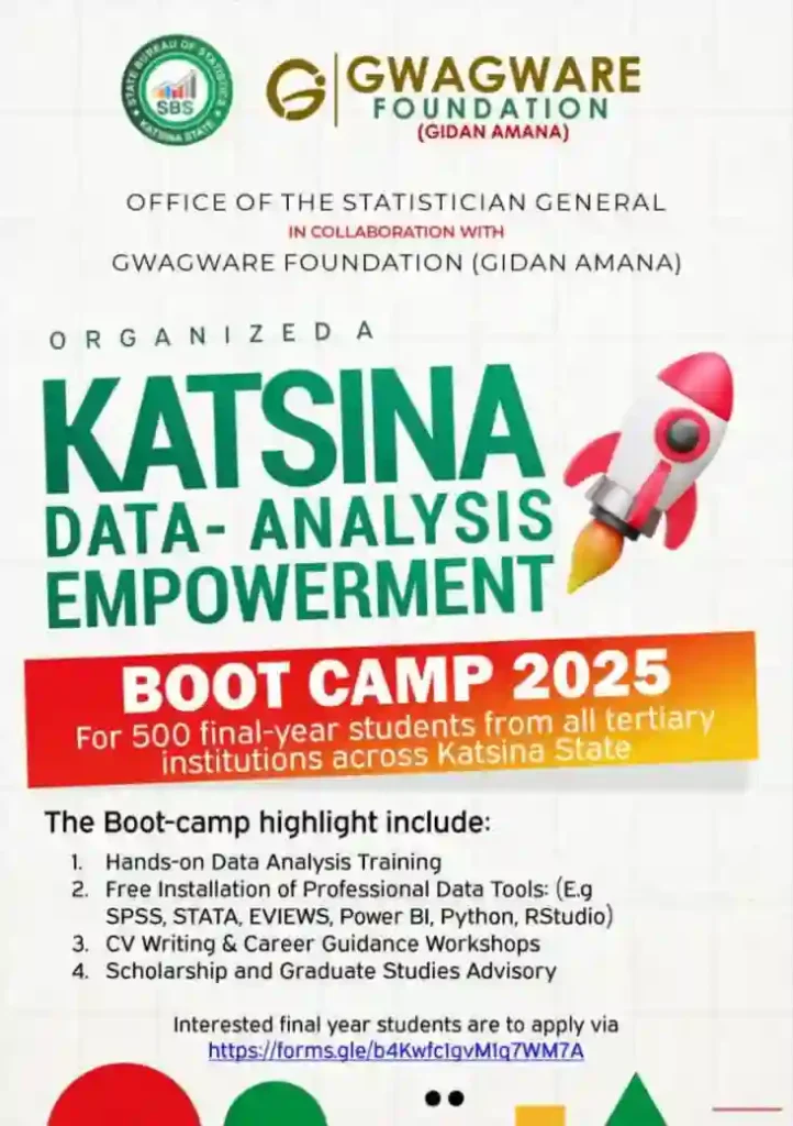 Apply: Katsina Data Analysis Empowerment Boot Camp 2025