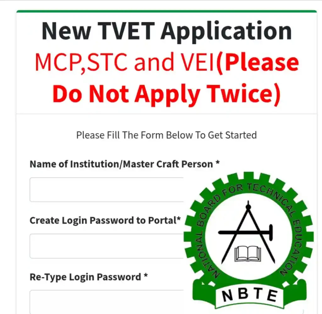 NBTE Reopens TVET Portal for Training Centre Applications