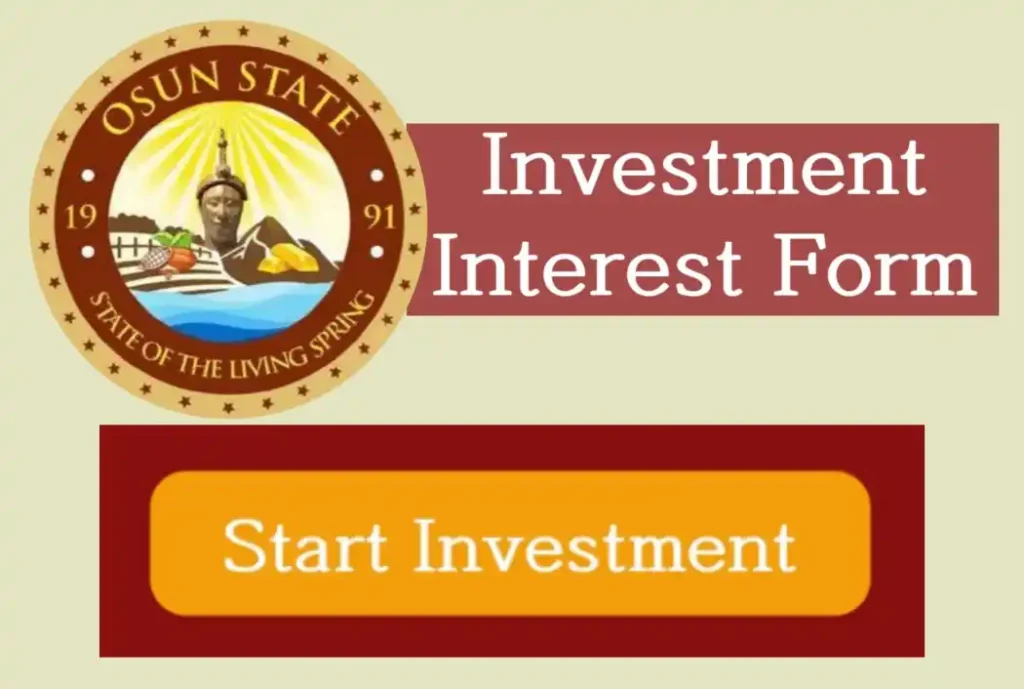 Apply: Osun State Investment Interest Form (All Countries)