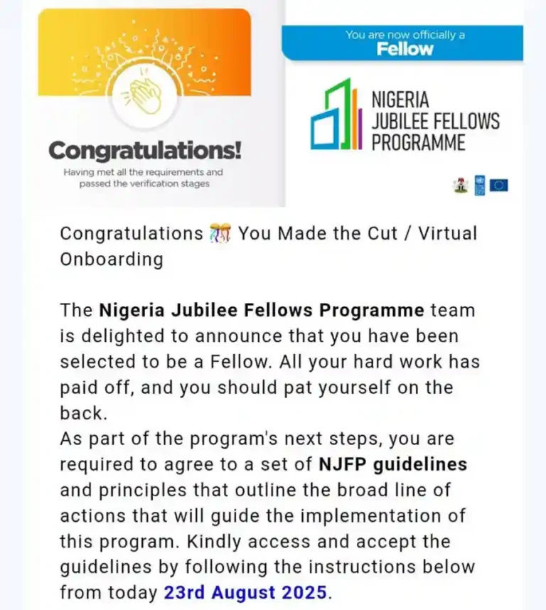 NJFP Sends Onboarding Emails to Selected Fellows 2025