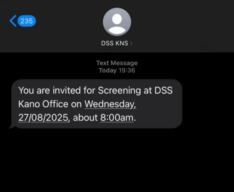 Claims DSS Begins Sending Screening SMS to Shortlisted Applicants