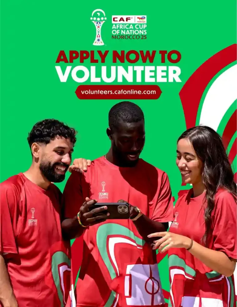 TotalEnergies CAF AFCON Morocco 2025 Volunteer Programme
