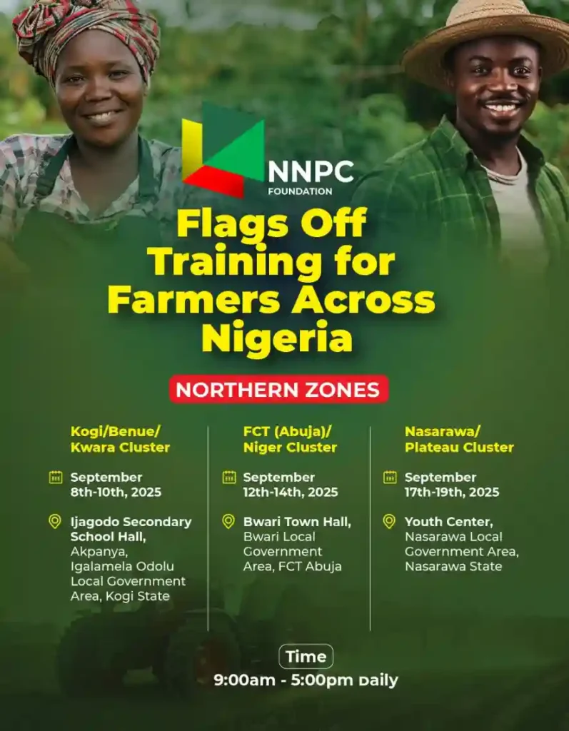 NNPC flags off Northern Zone vulnerable farmers training programme