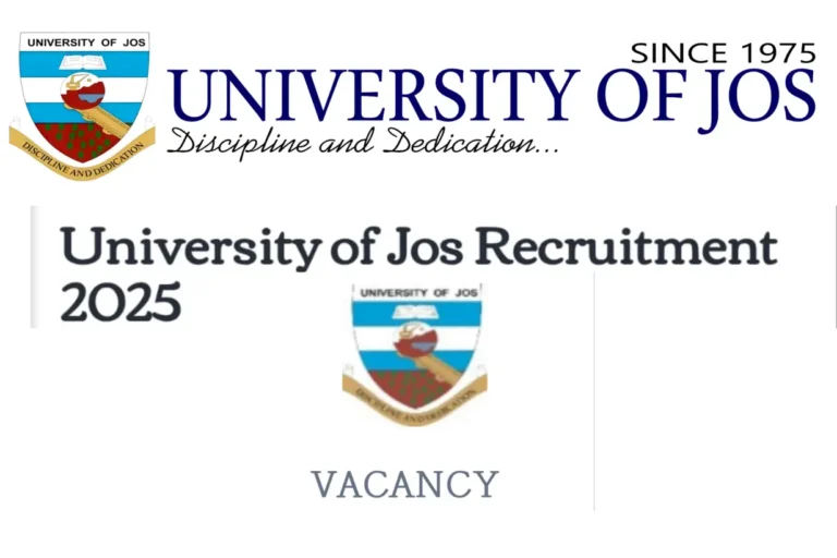 Apply: University of Jos Recruitment 2025