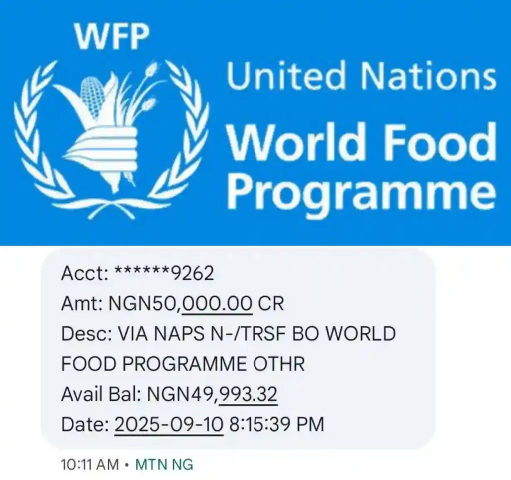World Food Programme: N50k payment claims circulate for 2.1M beneficiaries