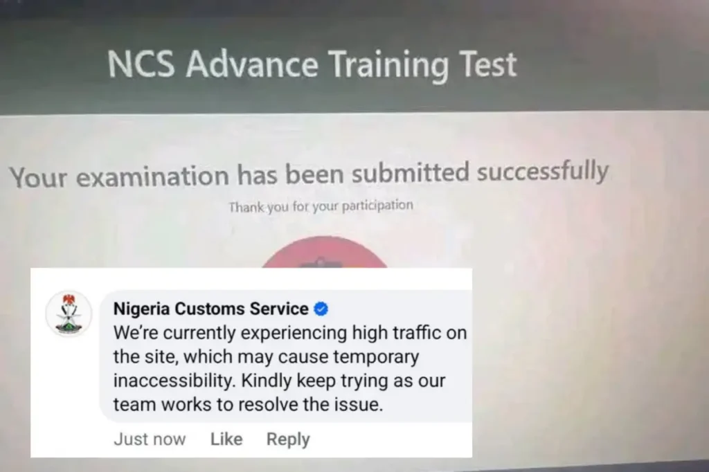 Nigeria Customs confirms pre-test CBT portal delays