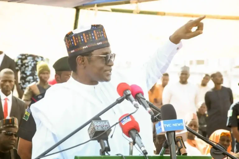 Yobe Gov Buni distributes 50,000 bags of grains to vulnerable persons