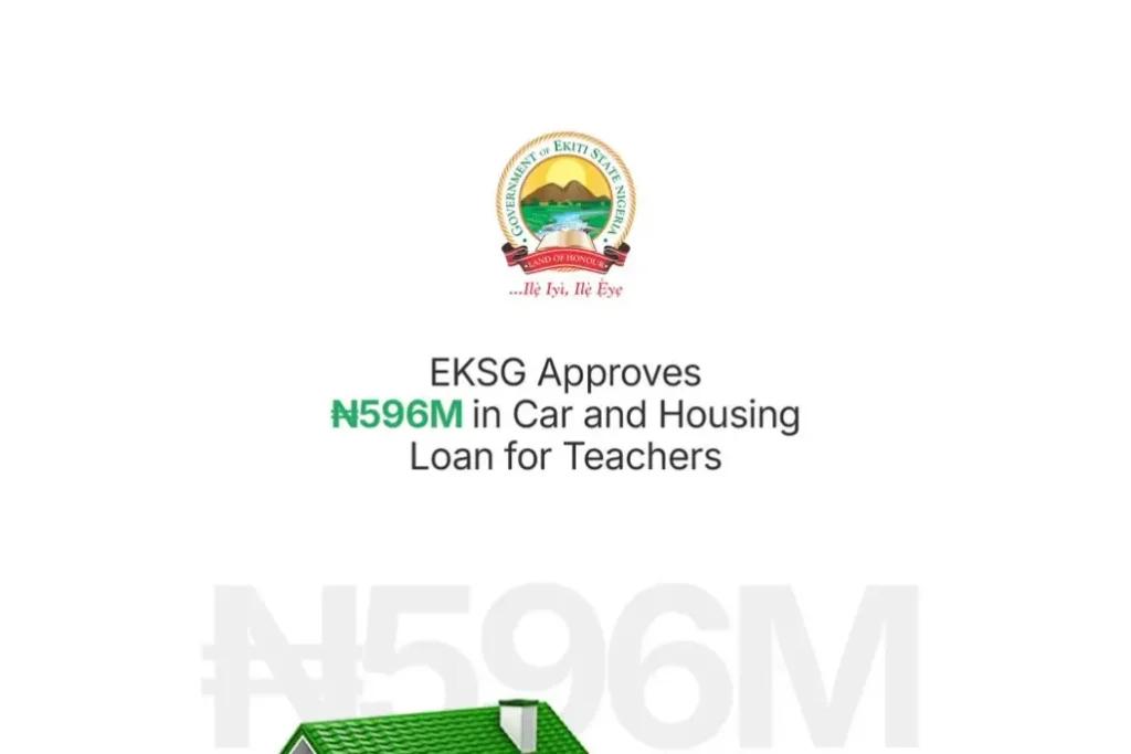 Ekiti Gov approves N596.6m loan for 807 school staff