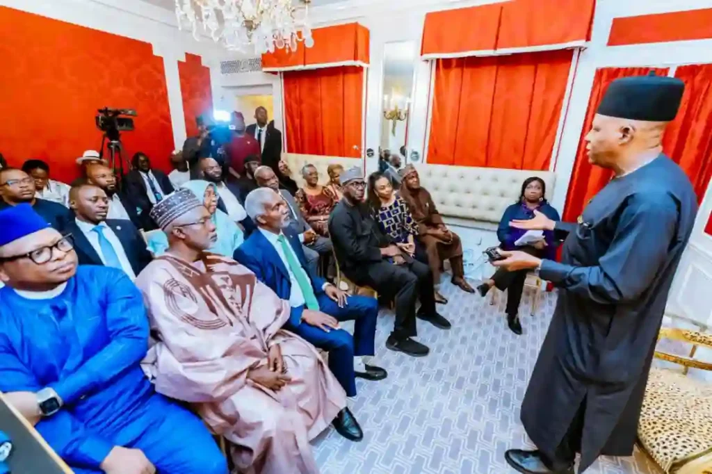 Shettima urges Nigerians abroad to keep believing in Nigeria