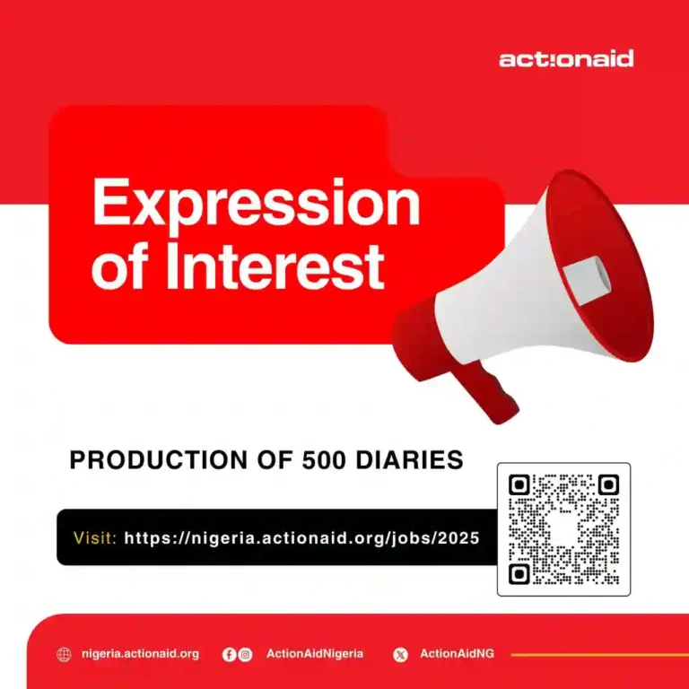 ActionAid Nigeria seeks vendors for production of 500 diaries