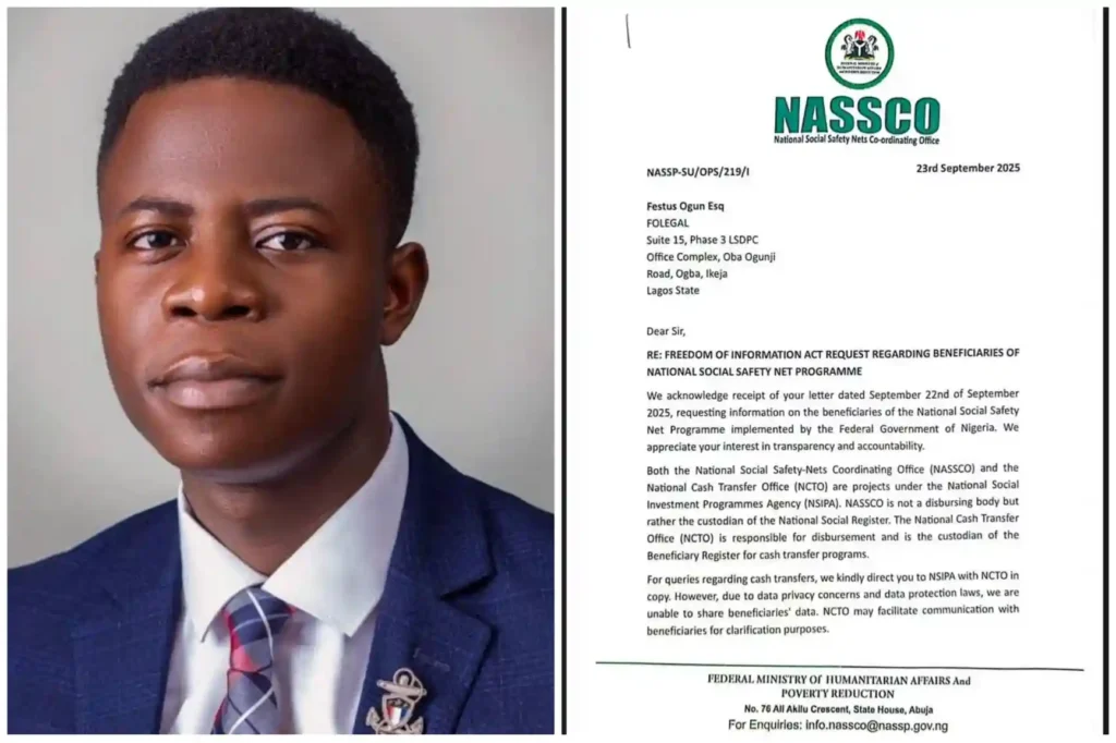 FG refuses request for list of N330bn social safety net beneficiaries