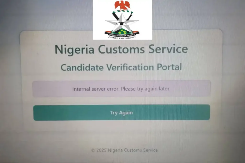 Nigeria Customs exam faces server glitches, delays, candidate complaints