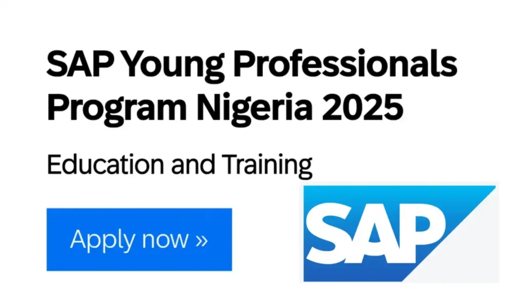 SAP young professionals program Nigeria 2025 opens for applications