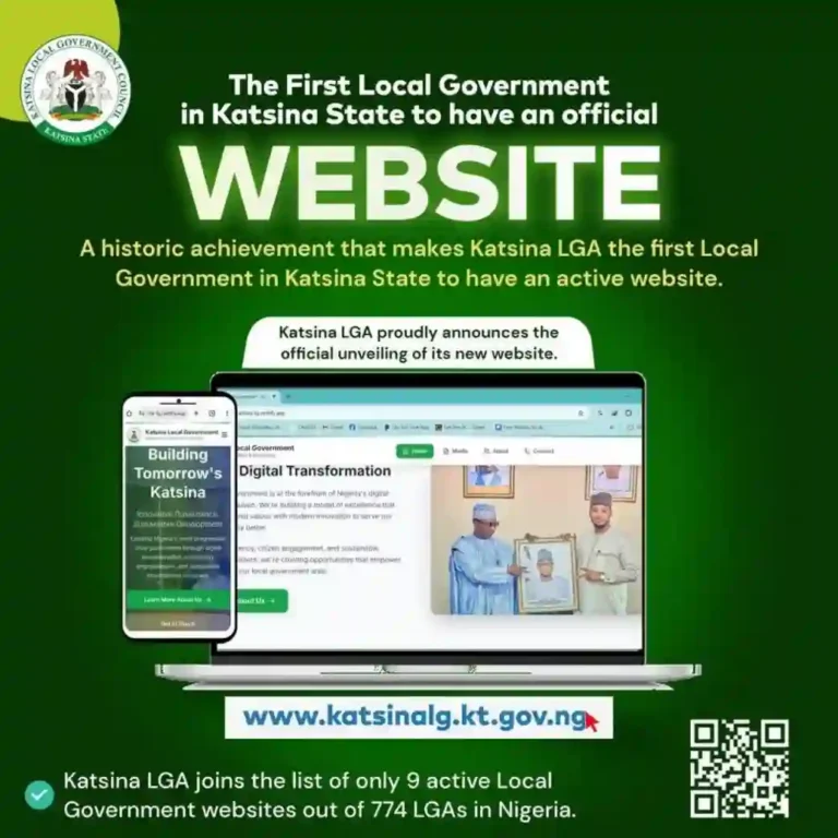 Katsina local govt becomes 9th LGA in Nigeria to launch website