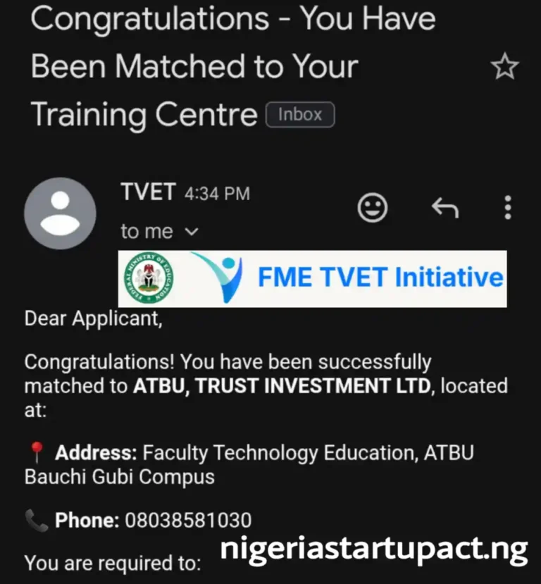 TVET sends matching emails as trainees complain about distance, stipend