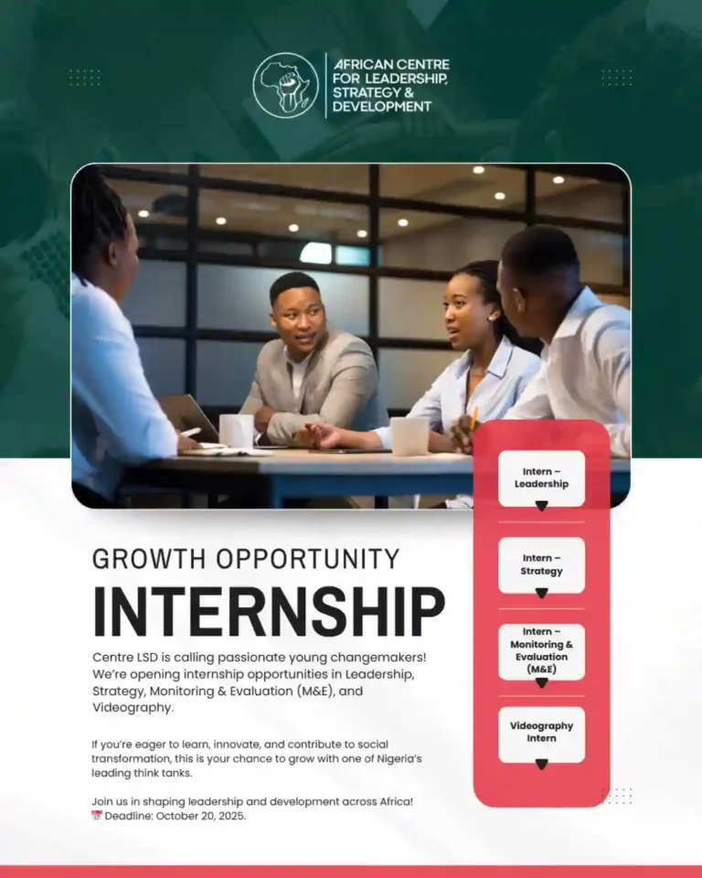 Centre LSD opens 2025 internship opportunities