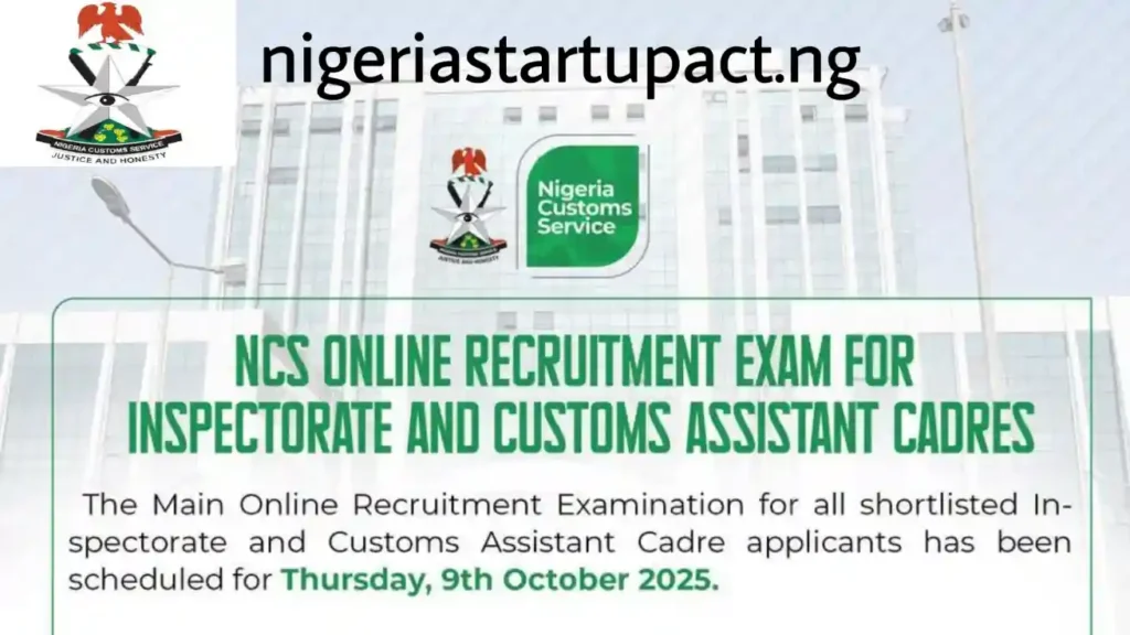 Nigeria Customs schedules cbt exam for inspectorate, customs assistant cadres