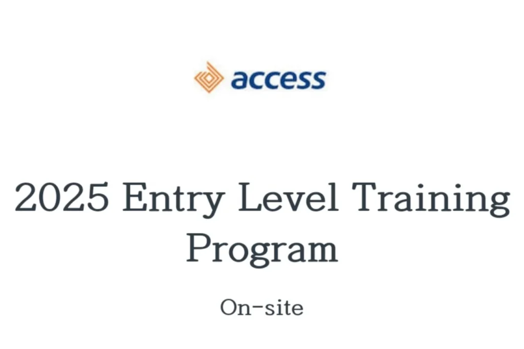 Access Bank opens 2025 entry level training program