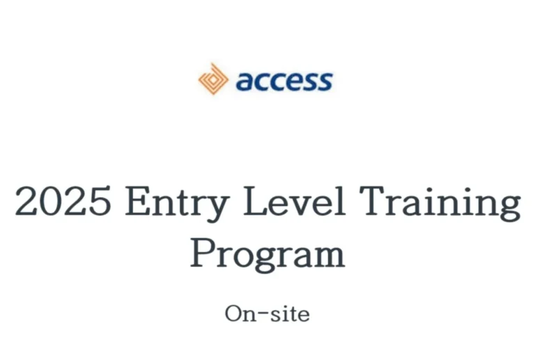 Access Bank opens 2025 entry level training program