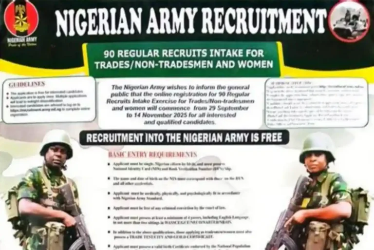 Kaduna urges indigenes to apply for Nigerian army 90 rri recruitment