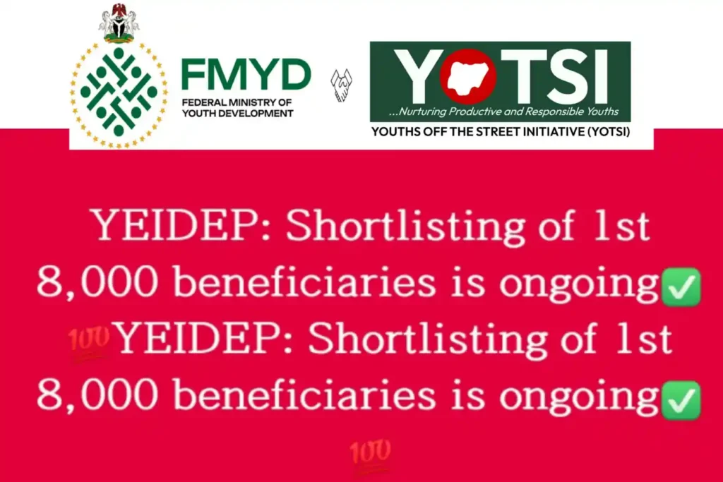 YEIDEP shortlist claims as partner banks await FG disbursement directive
