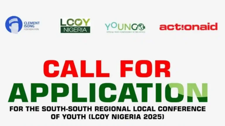 Clement Isong opens applications for South-South regional LCOY 2025