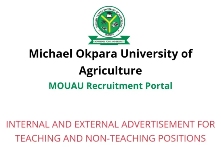 Michael Okpara University Umudike announces recruitment
