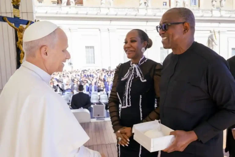 Peter Obi takes Nigeria’s economic situation to God in Vatican pilgrimage