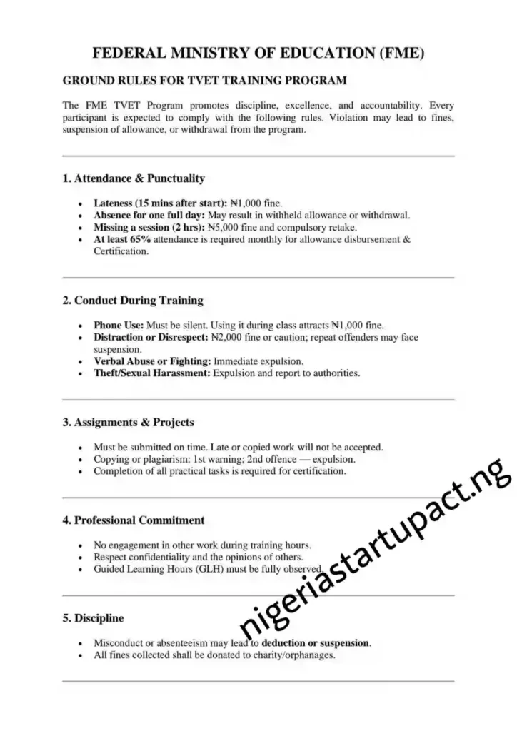 Unverified TVET training rules circulate online