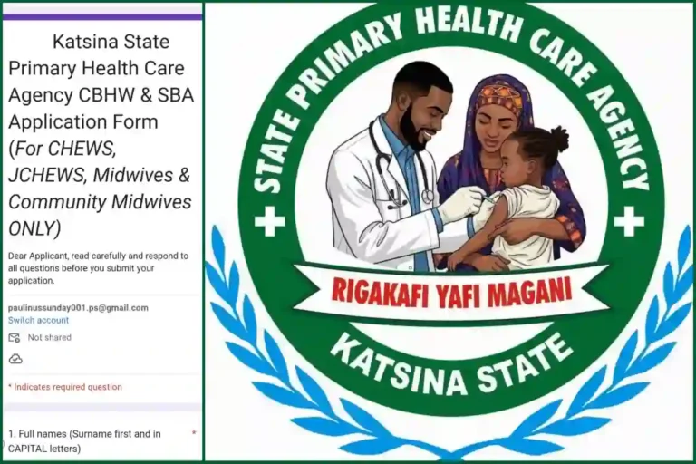 Katsina primary health care agency opens recruitment application