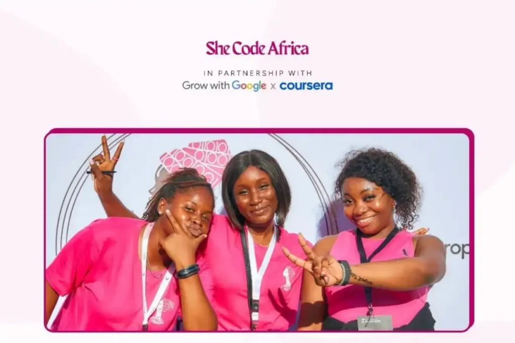 She Code Africa opens 2025 grow with Google scholarship applications