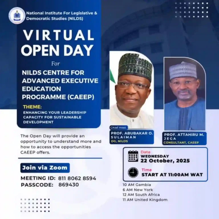 NILDS invites professionals to virtual open day programme