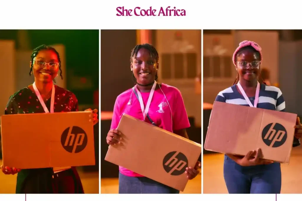 She Code Africa opens HP laptop scholarship for girls in tech