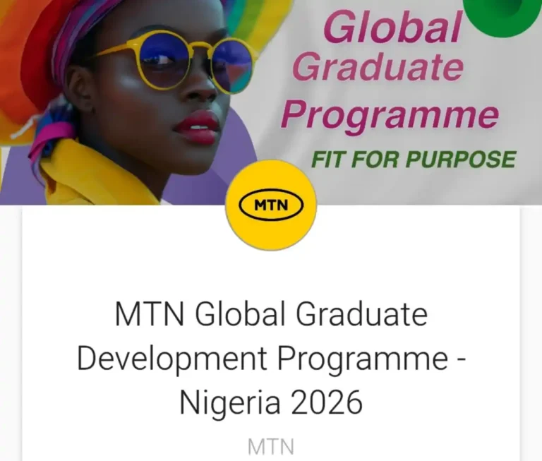 MTN opens 2026 global graduate development programme application