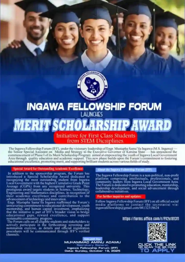 Ingawa fellowship forum opens merit scholarship for first class STEM students