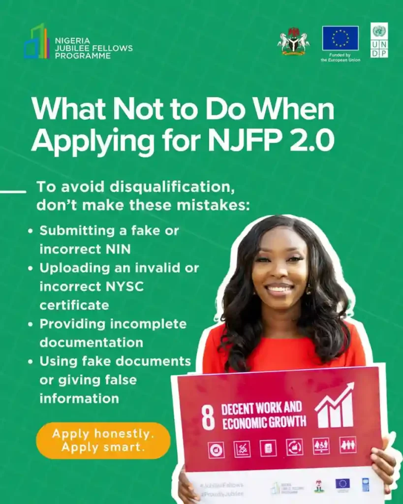 NJFP 2.0 warns applicants against fake documents, wrong details
