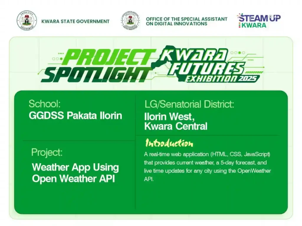 Kwara students to showcase tech innovations at futures exhibition