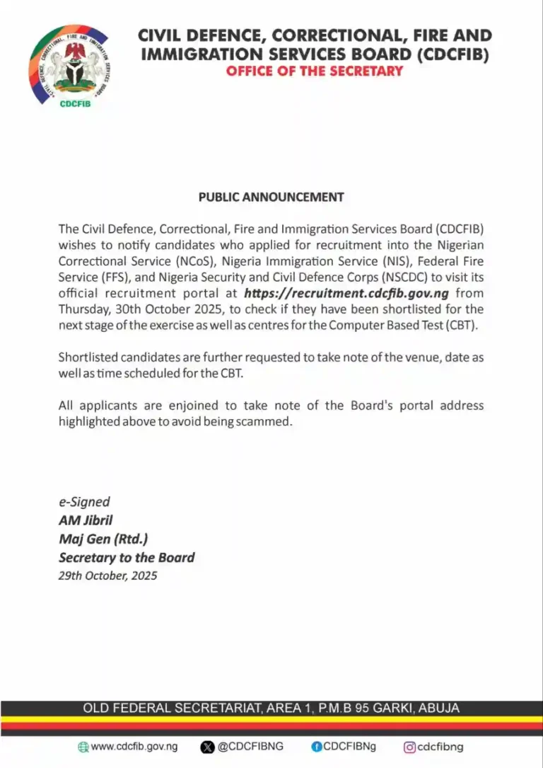 Check: CDCFIB 2025 shortlisted candidates list